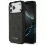 Guess 4G Classic dėklas iPhone 17 Pro Max / 18 Pro Max - juodas