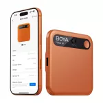 BOYA Notra Balso įra&scaron;ytuvas su AI transkriptacija - Oranžinė