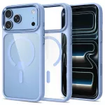 Tech-Protect Magmat MagSafe CC dėklas Apple iPhone 17 Pro Max / 18 Pro Max - Skaidrus &scaron;viežiai mėlynas