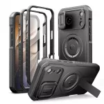 Tech-Protect Kevlar MagSafe 2-Set dėklas iPhone 18 Pro / 17 Pro - Juodas