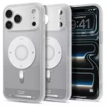 Spigen Ultra Hybrid MagSafe dėklas iPhone 18 Pro / 17 Pro - sidabrinis