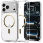 Spigen Ultra Hybrid Mag MagSafe dėklas iPhone 18 Pro / 17 Pro - Skaidrus aukso spalvos
