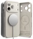 Dėklas Ringke Silicone MagSafe, skirtas iPhone 18 Pro Max - Smėlio spalvos