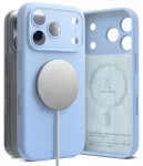 Dėklas Ringke Silicone MagSafe skirtas iPhone 18 Pro - &scaron;viesiai mėlynas