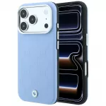 Dėklas BMW Sign Deboss Quilted Metal Logo MagSafe, skirtas iPhone 18 Pro Max / 17 Pro Max - Mėlynas