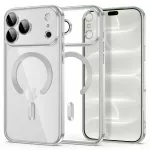 Dėklas Tech-Protect MagFlex MagSafe iPhone 17 Pro Max / 18 Pro Max, blizgus sidabrinis