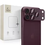 Apsauga kamerai Tech-Protect Camfull Fit+ i&scaron; grūdinto stiklo telefonui iPhone 18 Pro - bordo