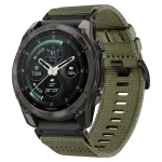 Dirželis Tech-Protect Nylon Classic laikrodžiams Garmin Fenix 5X / 5X Plus / 6X / 6X Pro / 7X / 8 / 8 Pro / 9 / 9 Pro (51 mm) - žalias