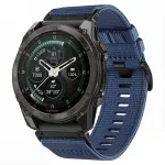 Dirželis Tech-Protect Nylon Classic laikrodžiams Garmin Fenix 5X / 5X Plus / 6X / 6X Pro / 7X / 8 / 8 Pro / 9 / 9 Pro (51 mm) - tamsiai mėlynas