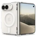 Dėklas Spigen Ultra Hybrid Pro MagSafe skirtas iPhone Duo - skaidrus ir baltas