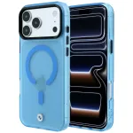 Dėklas BMW Sign Frosted IML & Metal Logo MagSafe, skirtas iPhone 18 Pro Max / 17 Pro Max - Mėlyna