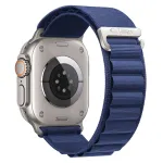 Dirželis Tech-Protect Nylon Pro Apple Watch 8 / 9 / 10 / 11 / 12 / SE / Ultra (44 / 45 / 46 / 49 mm), tamsiai mėlynas