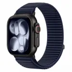 Dirželis Tech-Protect NylonLoop Apple Watch 8 / 9 / 10 / 11 / 12 / SE / Ultra (44 / 45 / 46 / 49 mm), tamsiai mėlynas
