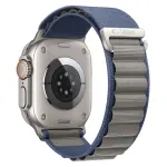Dirželis Tech-Protect Nylon Pro Apple Watch 8 / 9 / 10 / 11 / 12 / SE / Ultra (44 / 45 / 46 / 49 mm), tamsiai mėlynas / pilkas