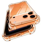 Hibridinis akrilo ir TPU dėklas iPhone 18 Pro Max / 17 Pro Max su kameros apsauga - skaidrus