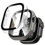 Dėklų rinkinys Tech-Protect Defense Apple Watch Ultra 1 / 2 / 3 / 4 (49 mm), 2 vnt., titano spalvos ir skaidrus