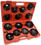 15 dalių alyvos filtrų antgalių rinkinys KD10500