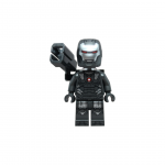 War Machine - Pearl Dark Gray and Silver Armor with Neck Bracket