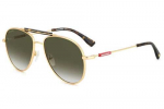 DSquared2 D2 0045/s AOZ/9K MATTE GOLD 56 Akiniai nuo saulės Vyrams
