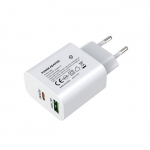 Maitinimo &scaron;altinis SC-20AC USB A + USB C 20W PD+QC 220V