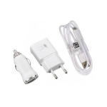 Buitinis įkroviklis + automobilinis 230V 12V, 24V , USB-C 3.1 1mA 5V