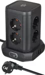 Buitinis ilgintuvas-stovas BRENNENSTUHL, 8 vietų, 3USB, 2 m