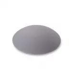 Durų stabdiklis, 1.3 cm, &Oslash; 6 cm, plastikas, pilka