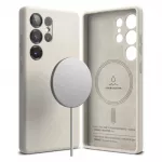 Ringke Galaxy S25 Ultra dėklas Silicone magnetinis, akmens spalva