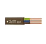 Kabelis Lietkabelis BVV-P, 3 x 2,5 mm&sup2;, rudas