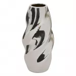 Vaza Atmosphera Twisted 210137, 21 cm, sidabro