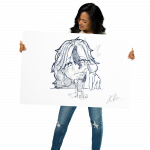Autorinis anime plakatas &mdash; Vidinė tyla &bull; Klee by Kamok-61&times;91 cm