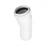 Vidaus kanalizacijos alkūnė HTplus, &Oslash; 32 mm, 30&deg;, balta