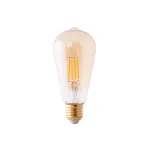 Lemputė Osram LED, E27, &scaron;iltai balta, 4 W, 410 lm, 2400 K