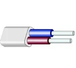 Kabelis Lietkabelis AVVG, 3 x 2,5 mm&sup2;, baltas