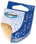 Lipnioji juostelė CENTRUM 80153, 33 m &times; 19 mm, skaidri