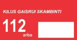 Lipdukas prie&scaron;gaisrinis 120x225mm