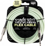 Ernie Ball Flex EB-6437 - instrumentų kabelis 6m fluorescencinis