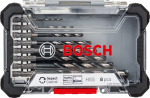 Bosch &scaron;e&scaron;iabriaunio koto metalo grąžtų (1/4) HSS Impact Control komplektas