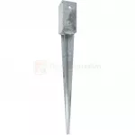 Essve stulpo pėda 76 x 76 x 2,0/750 mm, kar&scaron;tai cinkuota