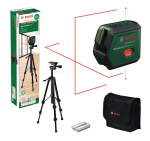 Bosch kryžminis linijinis lazeris UniversalLevel 2 + trikojis