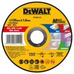 DeWalt universalus pjovimo diskas 125 x 1 x 22,23 mm DT20595, DT20595-QZ