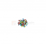 Klijų lazdelės Bosch Gluey, įvairių spalvų, 70 vnt.