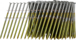 SENCO ritininės vinys 3,1 x 90 mm 16&deg;, viela suri&scaron;tos, &scaron;ukos, kar&scaron;tai cinkuotos 900 vnt