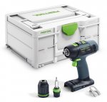 Festool akumuliatorinis grąžtas-atsuktuvas T 18+3-Basic, be akumuliatoriaus ir įkroviklio
