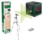 Bosch kryžminis linijinis lazeris Quigo Green Set