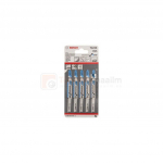 Dėlionės pjūklo geležtės Bosch Progressor for Metal T 123 XF - 5 vnt