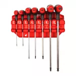 Milwaukee &scaron;e&scaron;iakampių raktų komplektas Comfort 2-8 mm, 7 dalių