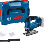 Bosch akumuliatorinis siaurapjūklis GST 18V-125 B + L-Boxx, be akumuliatoriaus ir įkroviklio