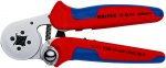 "Knipex" presavimo replės laidų antgaliams, savaime reguliuojamos, su &scaron;oniniu prieigos kvadratiniu presavimu