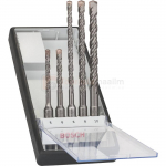 Bosch smūginių grąžtų komplektas SDS-plus 5 Robust Line